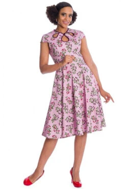 Banned Summer Berry Fit And Flare Dress Purple