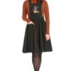 Banned Pumpkin Spice Pinafore Dress