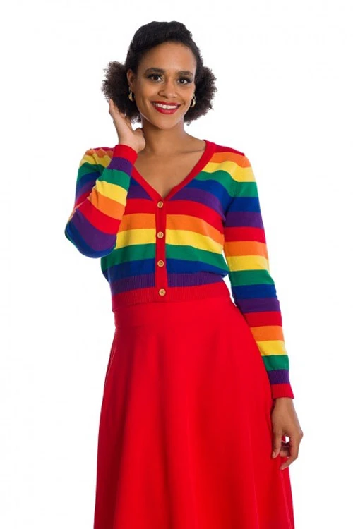 Banned Love Wins Cardigan In Rainbow Colors