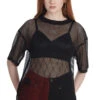 Banned Mesh Magic Long Oversized Top Goth