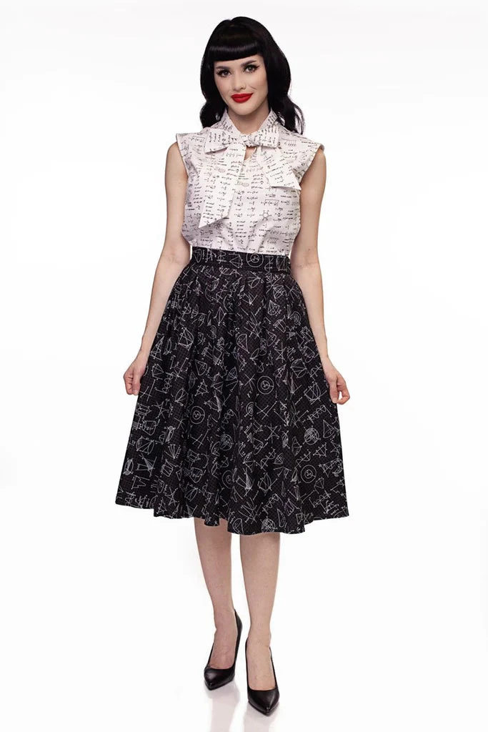 Retrolicious Bow Top In Equations - Image 8