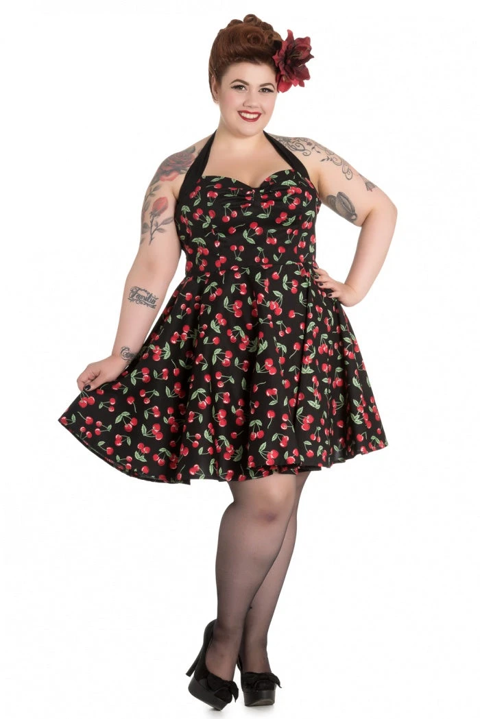 Hell Bunny Cherry Pop Mini Dress - Image 2