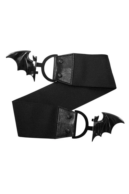 Kreepsville 666 Elastic Belt With Bat Buckle - Image 2