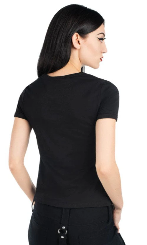 Killstar "Dark And Bitter" Ringer Tee T-Shirt - Image 3