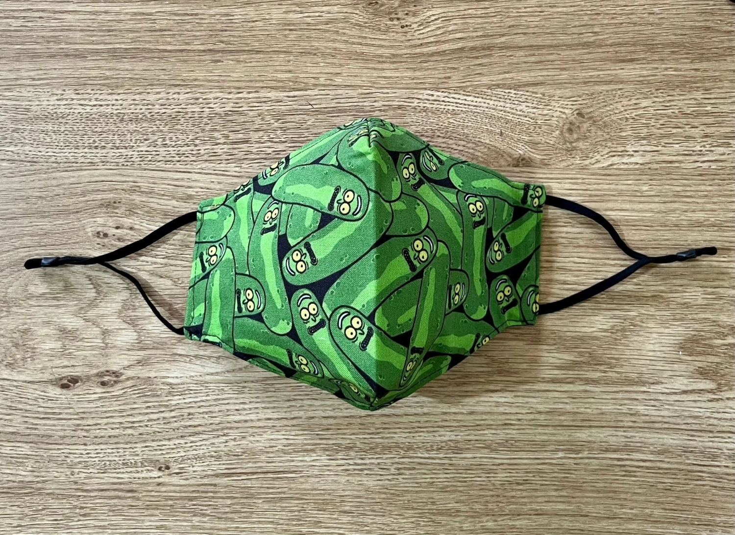 Kitty Deluxe Face Mask - Basic - Pickle Rick - Image 2