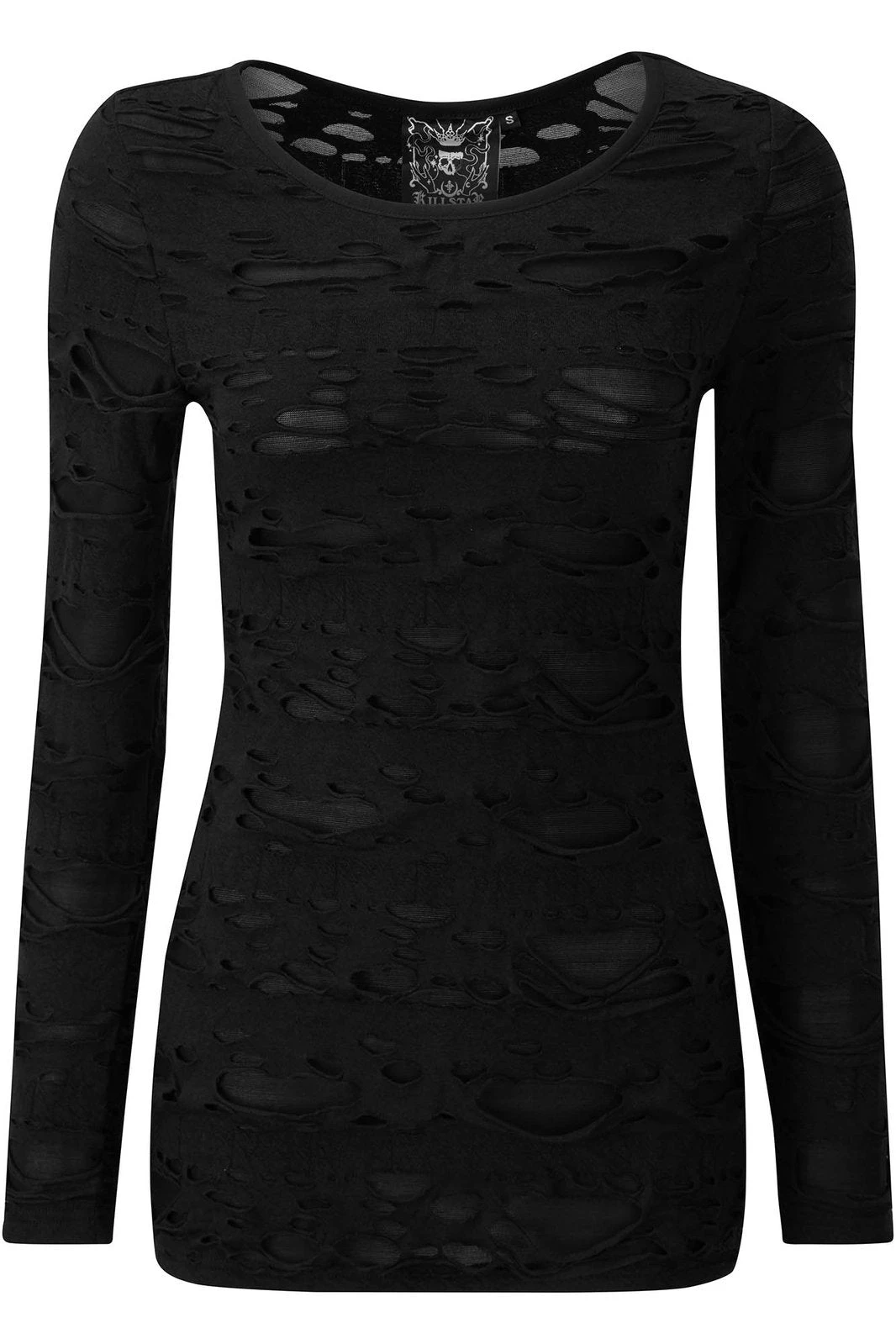 Killstar Night Shadow Long Sleeved Top - Image 3