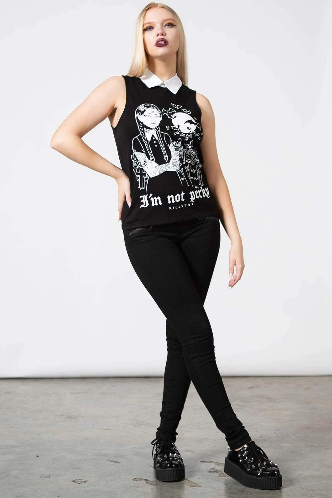 Killstar Perky Collared Vest - Image 6