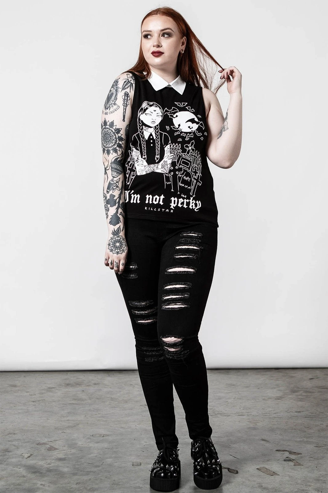 Killstar Perky Collared Vest - Image 2