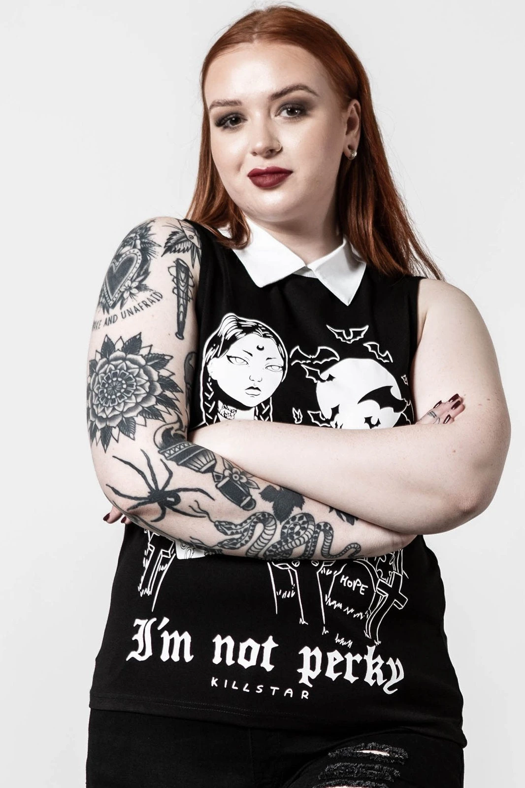 Killstar Perky Collared Vest - Image 4