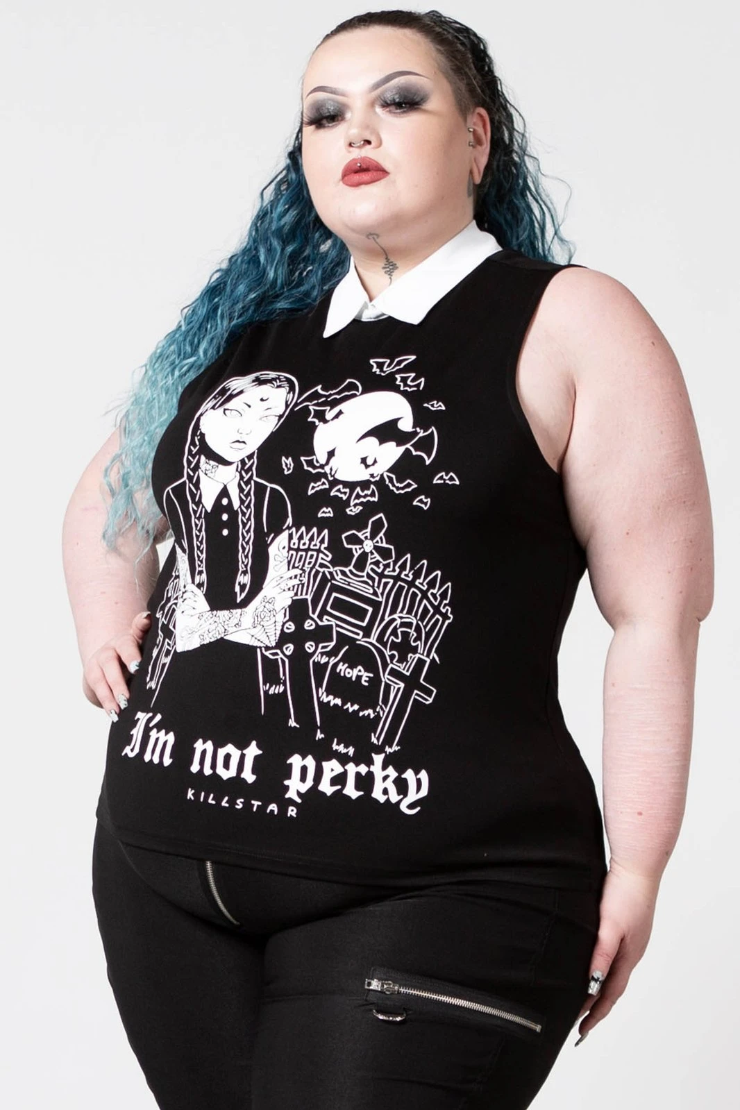 Killstar Perky Collared Vest - Image 8