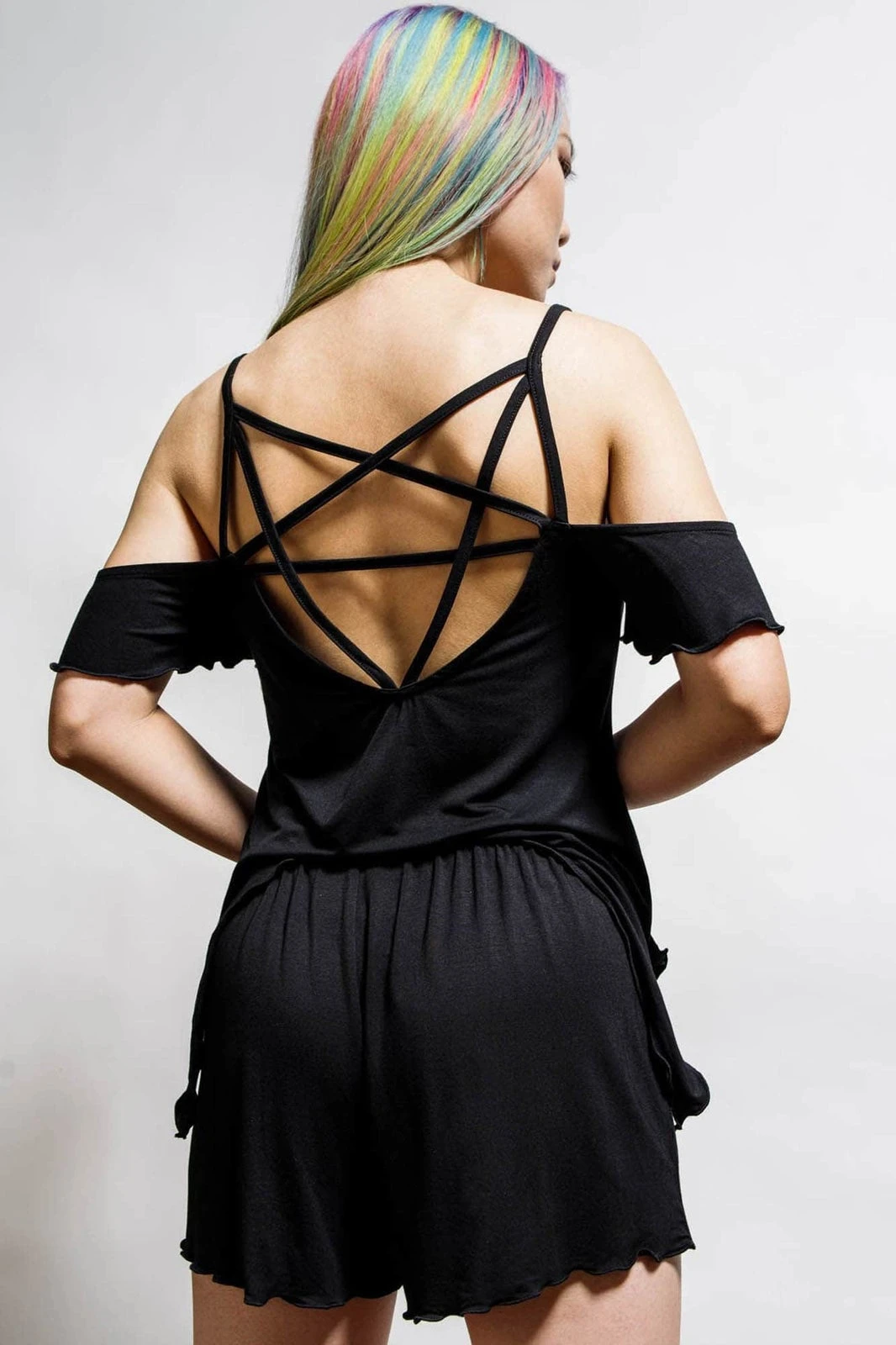 Killstar Rest Her Soul PJ Set Pentagram Back - Image 4