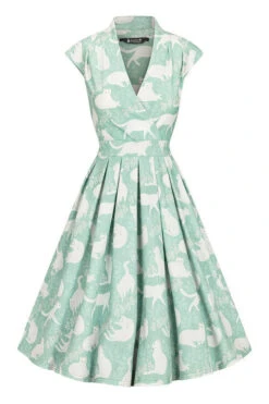 Lady Vintage Eva Dress In Purrfection