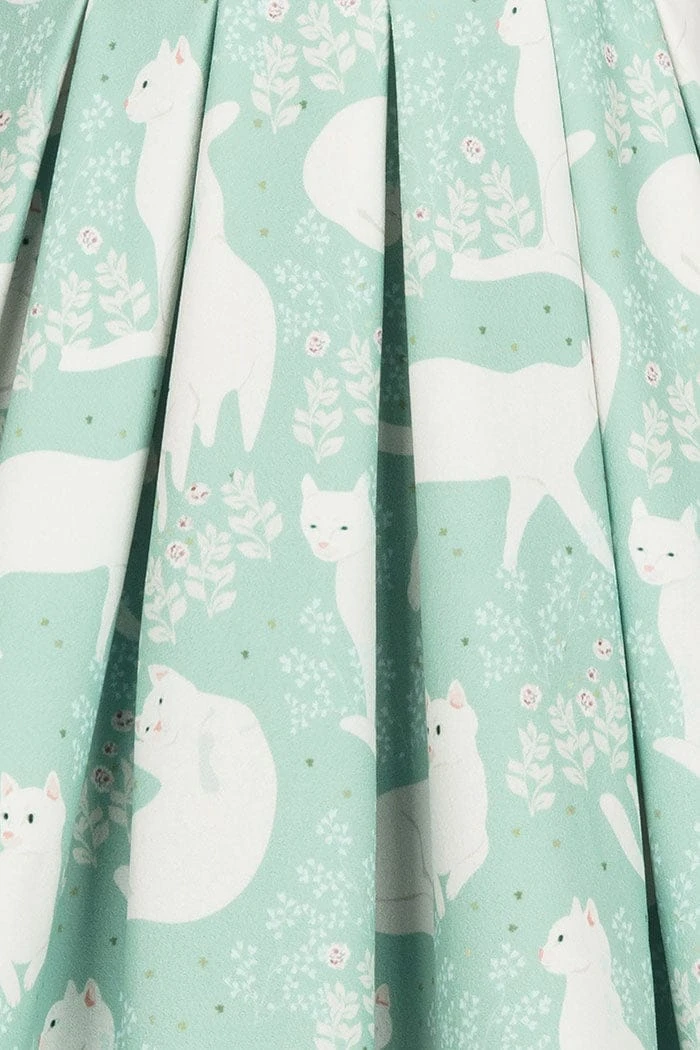 Lady Vintage Eva Dress In Purrfection - Image 4