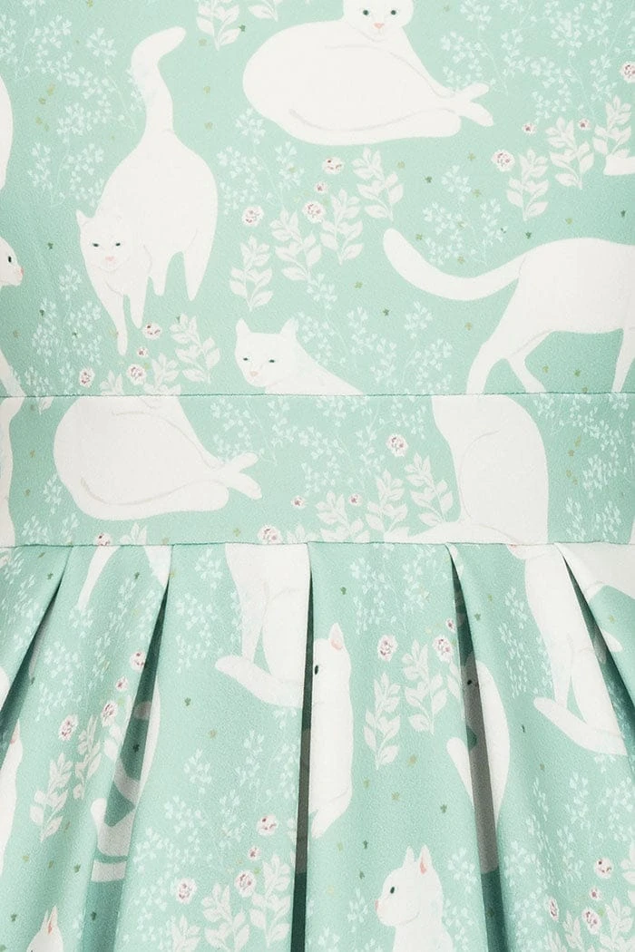 Lady Vintage Eva Dress In Purrfection - Image 5