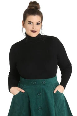 Hell Bunny Spiros Top In Black