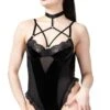 Killstar Sweet Misery Bondage Bodysuit Stretchy Sexy