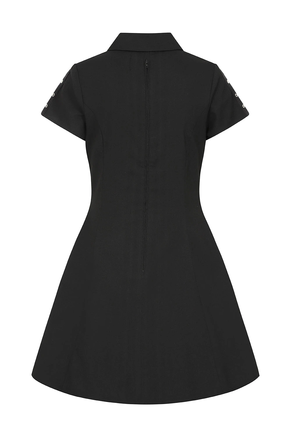 Hell Bunny Tifa Dress Goth Punk Grunge Zips - Image 12