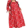 Hell Bunny Emmylou Maxi Dress Western Print