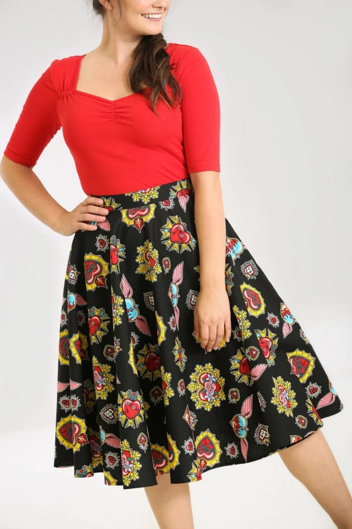 Hell Bunny Amias 50's Skirt - Image 2