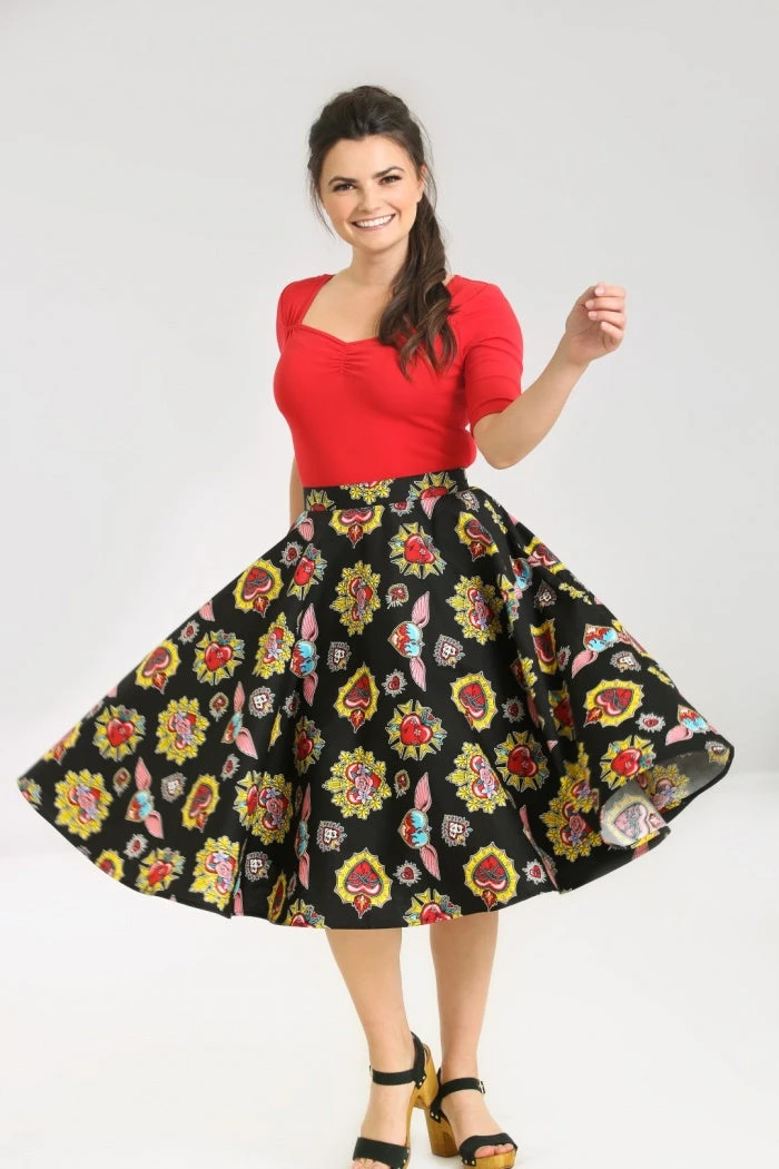 Hell Bunny Amias 50's Skirt - Image 3