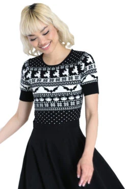 Hell Bunny Spook Knitted Jumper