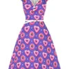 Lady Vintage Isabella Dress In I "Dough" Purple