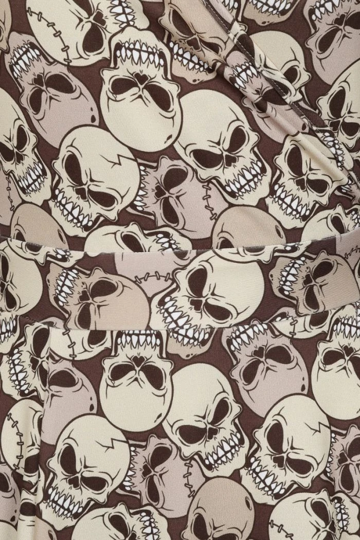Lady Vintage Lyra Dress In Skulltastic - Image 3
